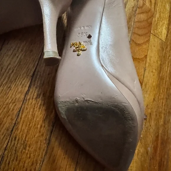 Prada Nude Platform pointy toe Heels - Picture 7 of 7